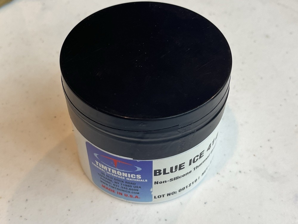 TIMtronics Blue Ice 414 Non-Silicone Thermal Grease Paste Compound 8 oz