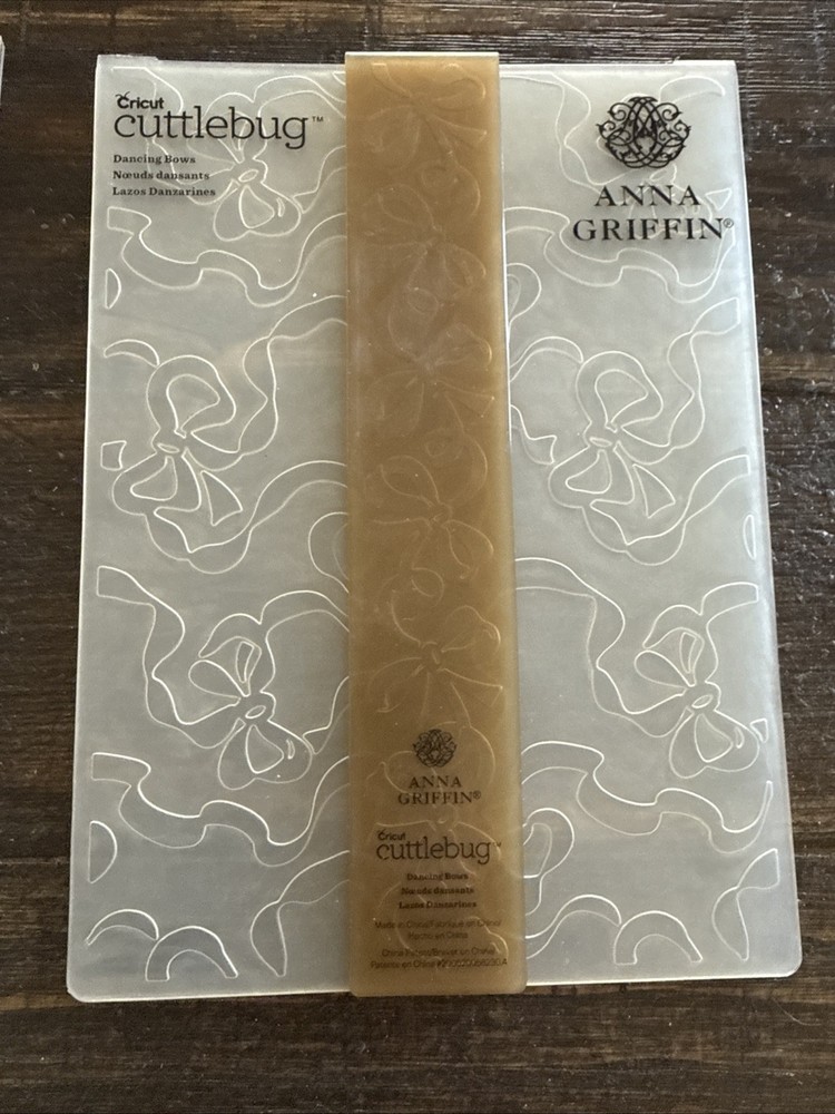 Anna Griffin Embossing Folders 3 Different Designs 7” X 5” Also 3 Borders