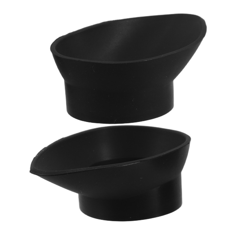 2 Pcs Rubber Eyepiece Covers for Telescope Microscope Lens Shield Protector