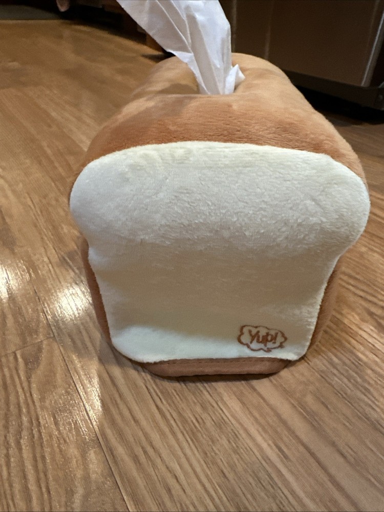 • Bread-Shaped Tissue Box Cover | Whimsical Vintage Kitchen Accent