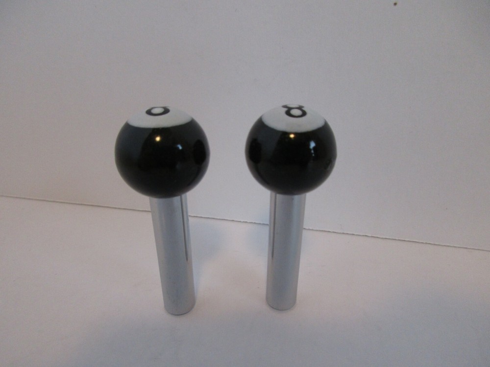 #8 POOL BALL DOOR LOCK KNOBS TIRE VALVE STEM CAP SET BILLIARDS BALL #70023/70022