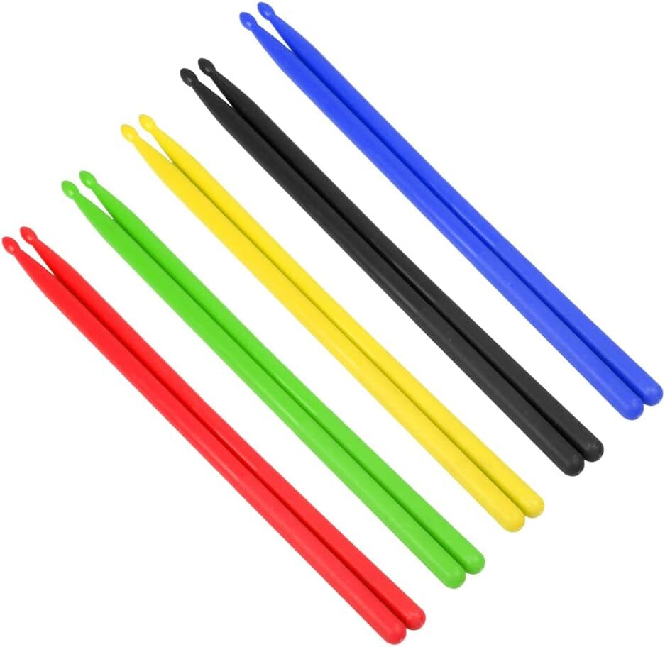OriGlam 2pcs Drum Sticks 5A Drumsticks Set, Comfortable Black
