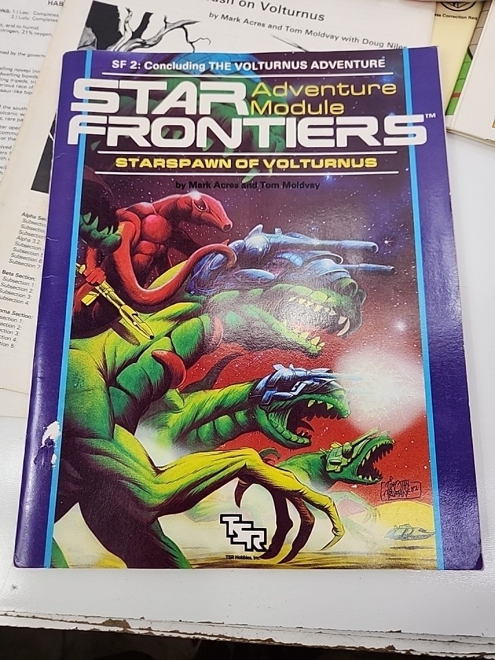 Star Frontiers Box Set TSR 7007 Scifi RPG Incomplete