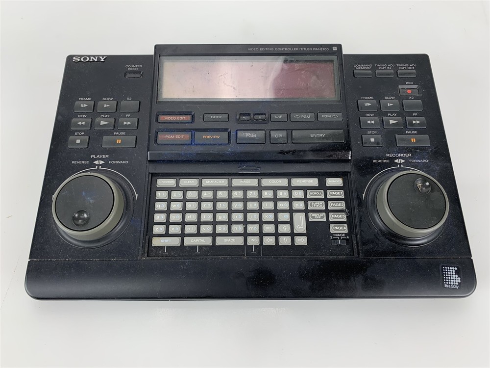 Sony Video Editing Controller/Titler RM-E700 - Bad Display