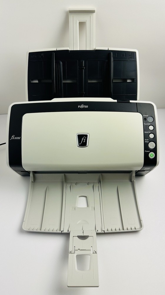 Fujitsu fi-6130Z Desktop Scanner W/ AC Adapter + USB ( Support Window 10) Only