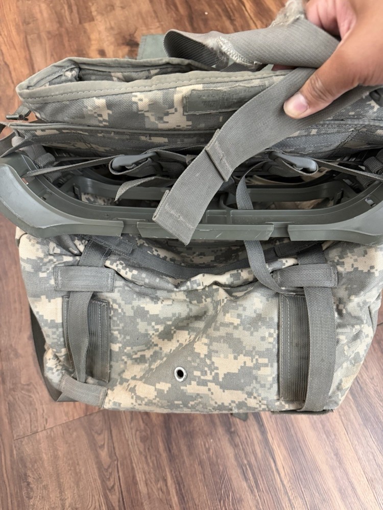 USGI Large Rucksack ACU Pattern Camouflage military backpack with frame *USED*