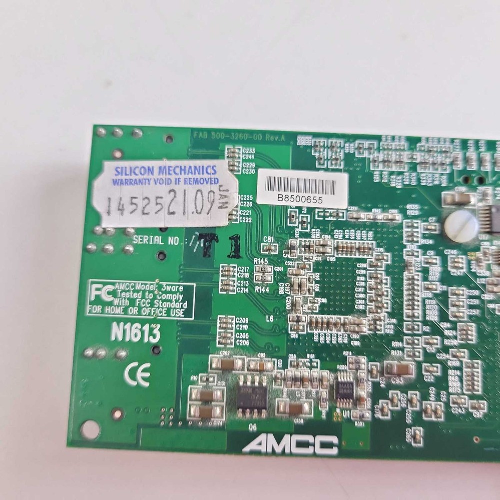 AMCC RAID Card (9650SE-8) with Battery Module