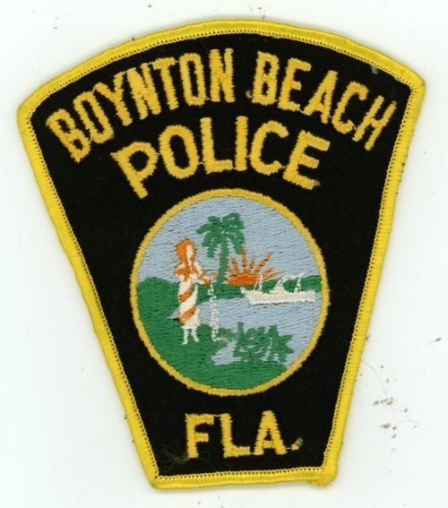 FLORIDA FL BOYNTON BEACH POLICE NICE SHOULDER PATCH SHERIFF