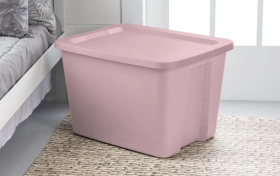 sterilite large storage bin, 18 Gallon