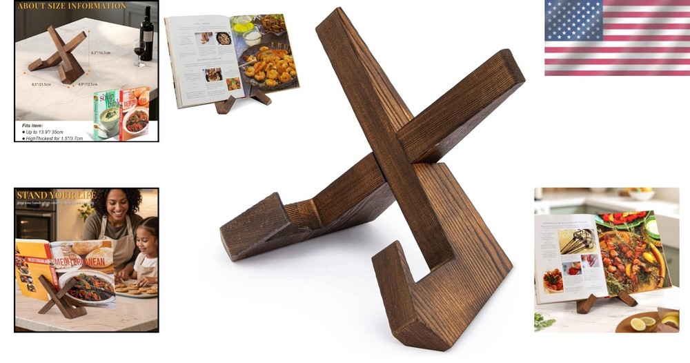 Rustic Kitchen Bookstand