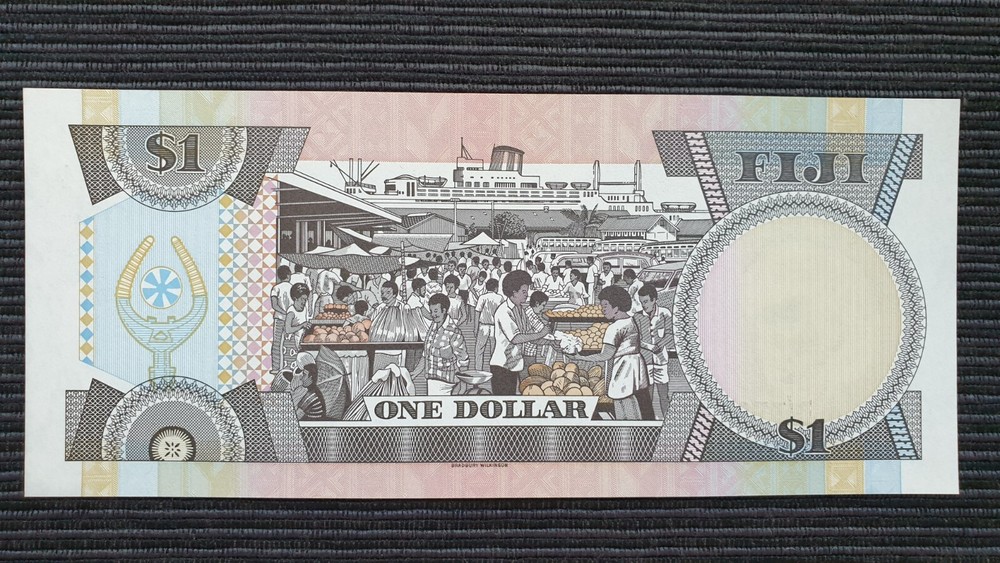 FIJI $1 Dollar 1987 P86a UNC Banknote