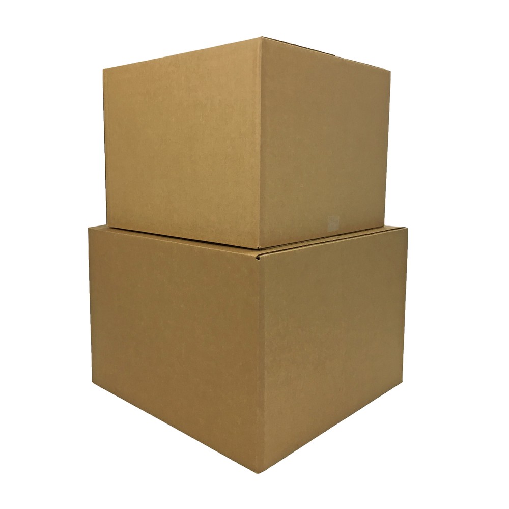 6 Large Corrugated Moving Boxes 20" x 20" x 15"