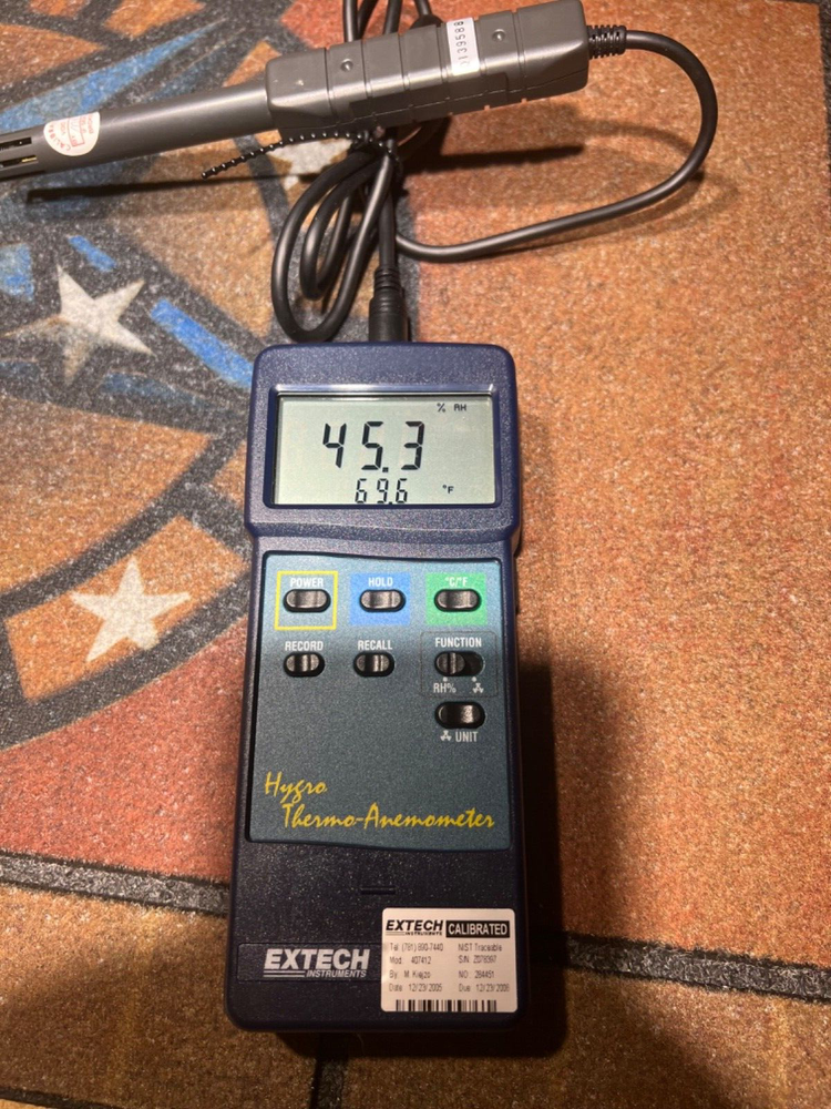 Extech Hygro Thermo-Anemometer model 407412