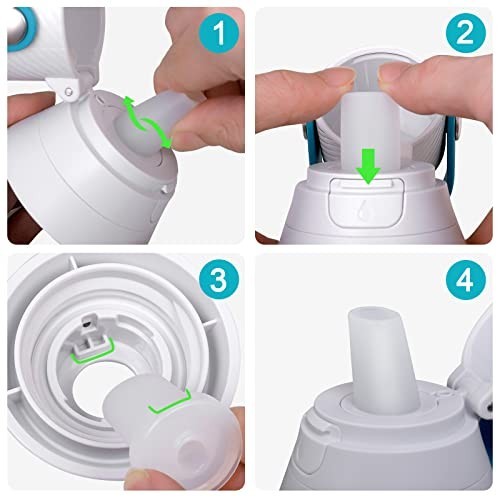 3/4 Pack Brita Water Bottle Mouthpiece Replacement Silicone Bite Valve for Brita