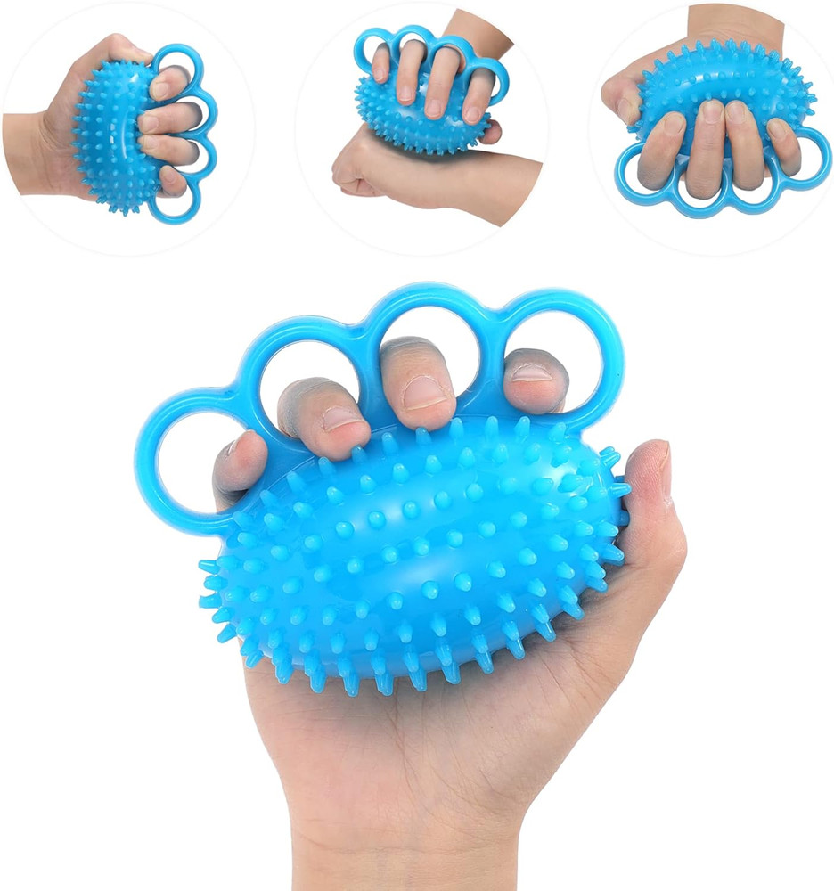 Hand Exercise Ball Finger Therapy Ball - Grip Strengthening, Improve Flexibil...