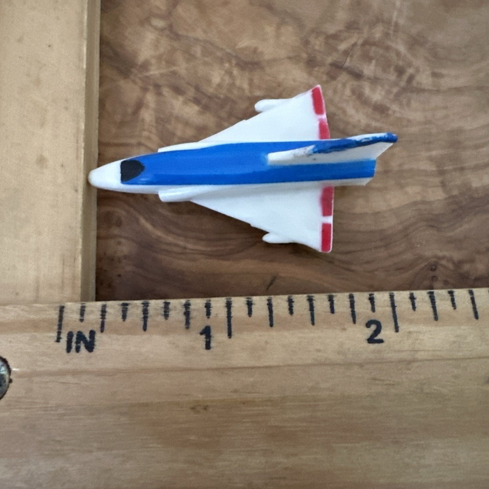 Two Small Vintage Space Shuttle Plastic Minature