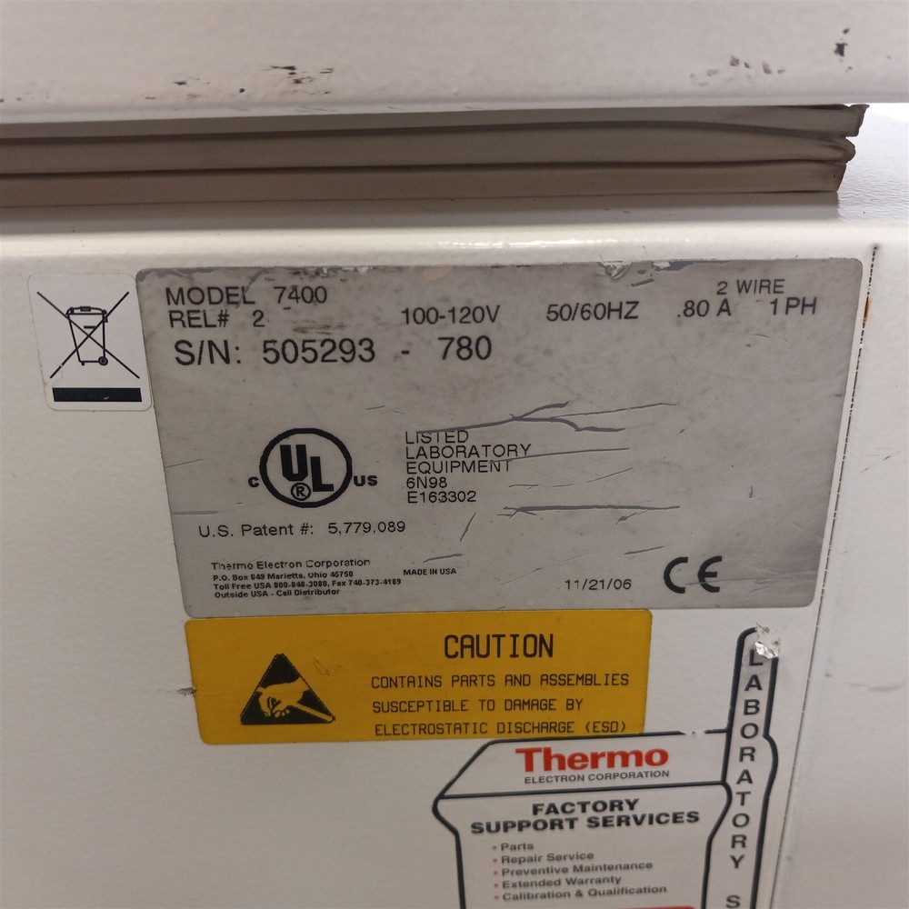 Thermo Electron CryoPlus 1 7400 Liquid Nitrogen Cryogenic Storage Tank System