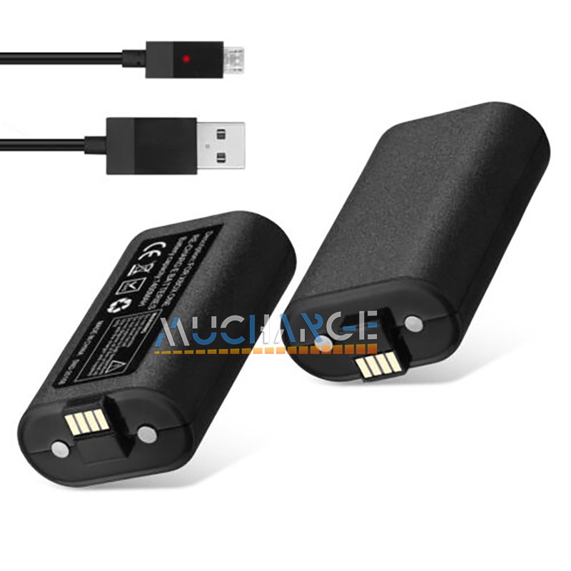 Microsoft Xbox Play 1400mAh Rechargeable Battery Controller Charge USB Cable