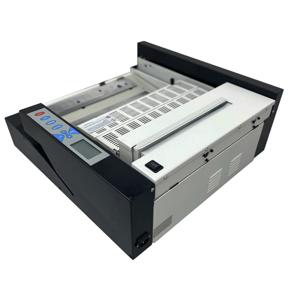 Automatic Book Binding Machine 110V 1KW Cementing Device Glue Binder W/LCD Scree