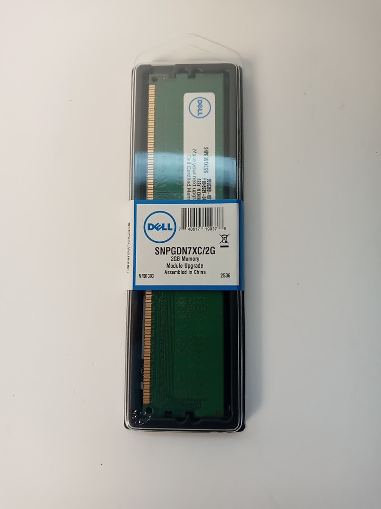 DELL PERIPHERALS SNPGDN7XC/2G 2GB CERT MEMORY MODULE
