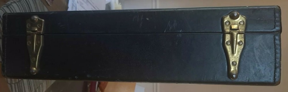 Vintage Black Pilots Case A7 A4 Naval Missel