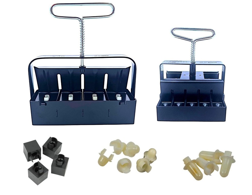 Ladbrooke Authentic Soil Block Maker 5-Pc. Essentials Nesting System Includes...