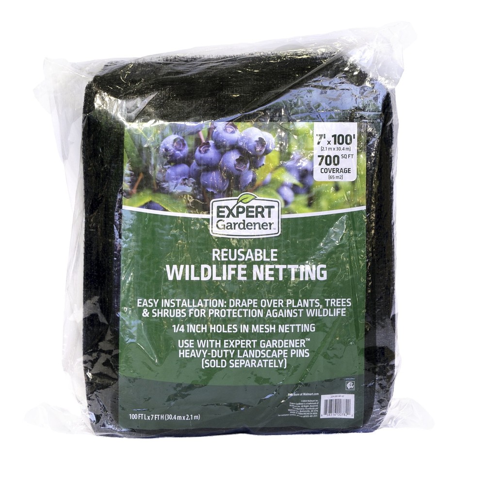 7' x 100' Black Wildlife Netting