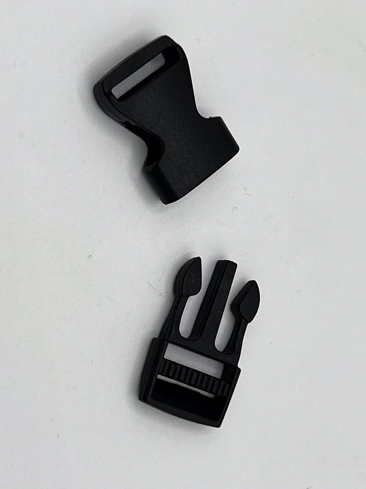 Plastic Side Release Buckles X 10pc for Webbing Bracelets Straps Etc