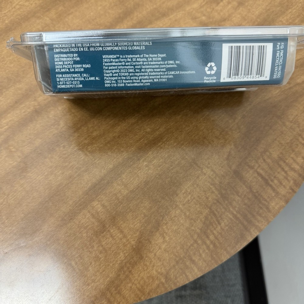 Collated Cortex Hidden Fastening System for Decking 2-1/2 In. Stone Gray 2 pack