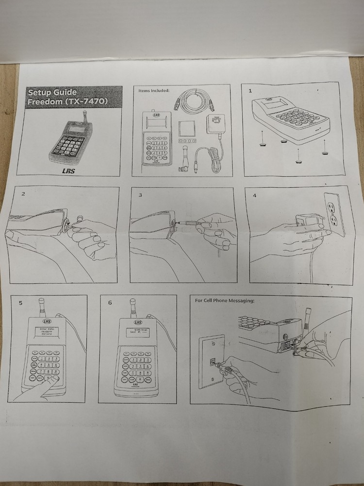 Long Range Systems LRS TX-7470 Paging Transmitter