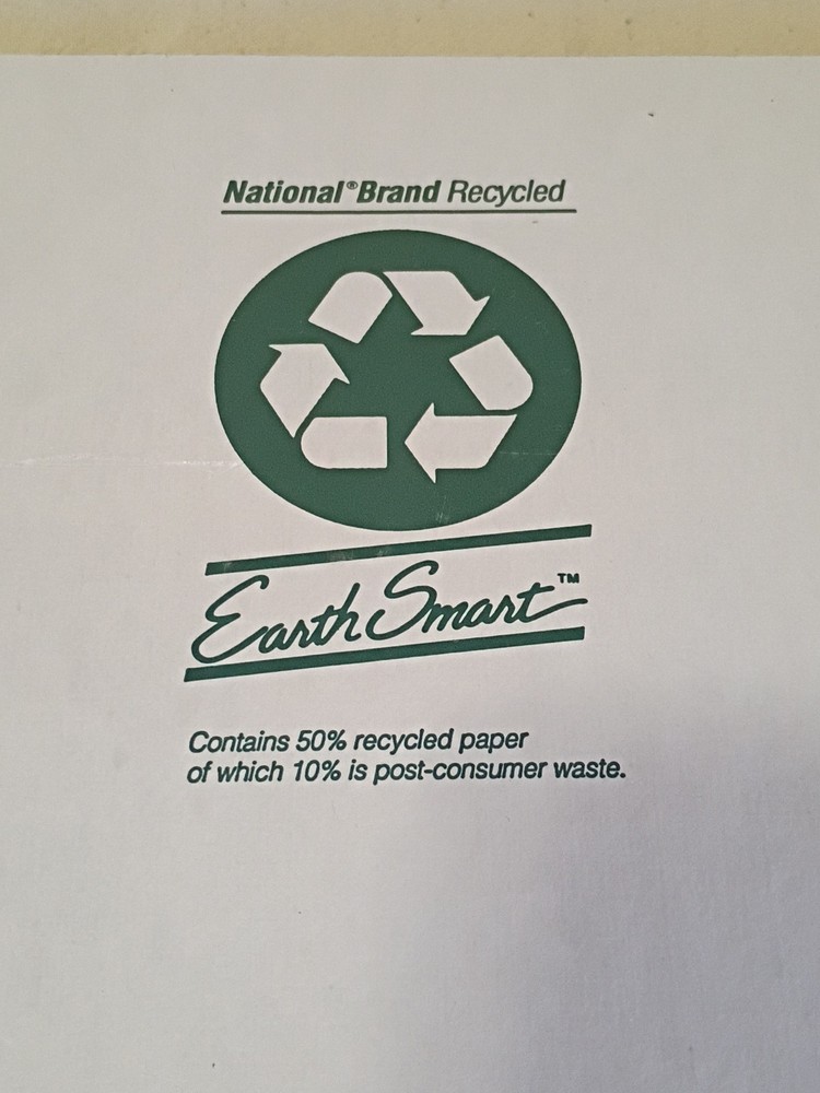National Brand Earth Smart Engineering Computation Pad 200 Sheets