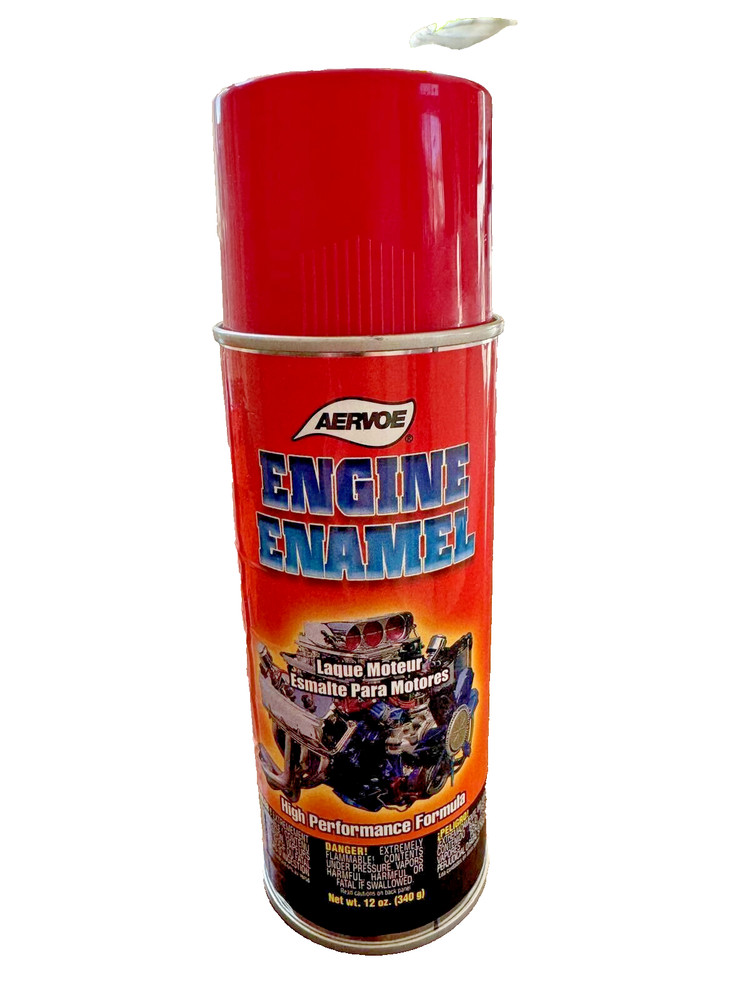 Aervoe 550 Engine Enamel Paint Red Ford 12 Oz 5-Pack Includes 3 Torque Gloves