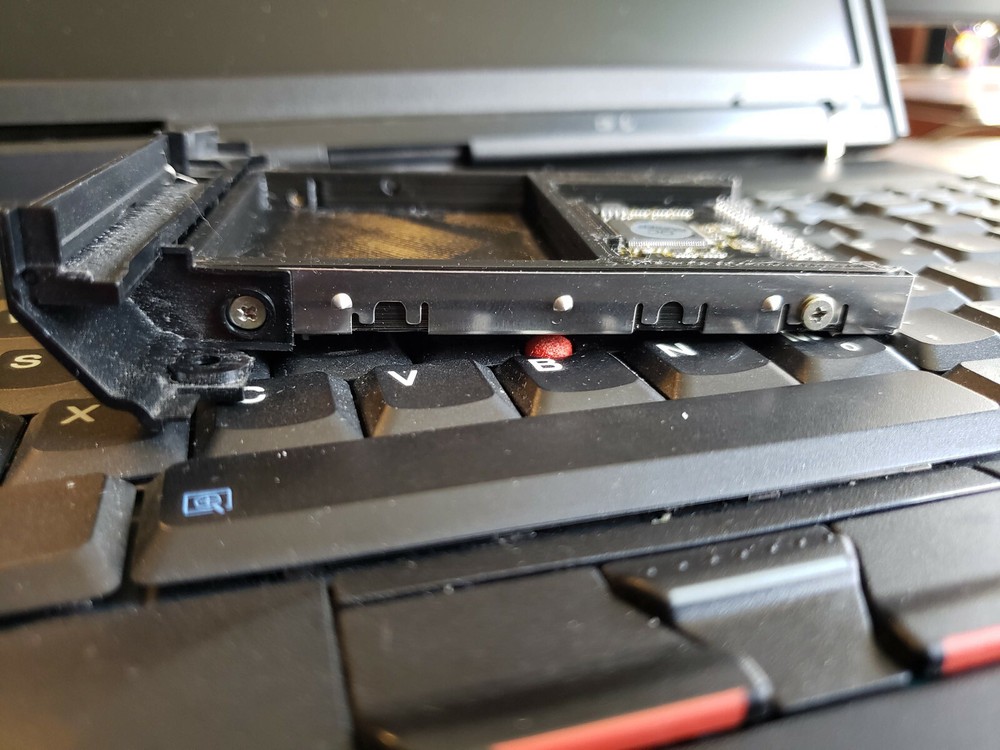 2.5" (laptop) microSD / SD to IDE hard drive carrier with electronics