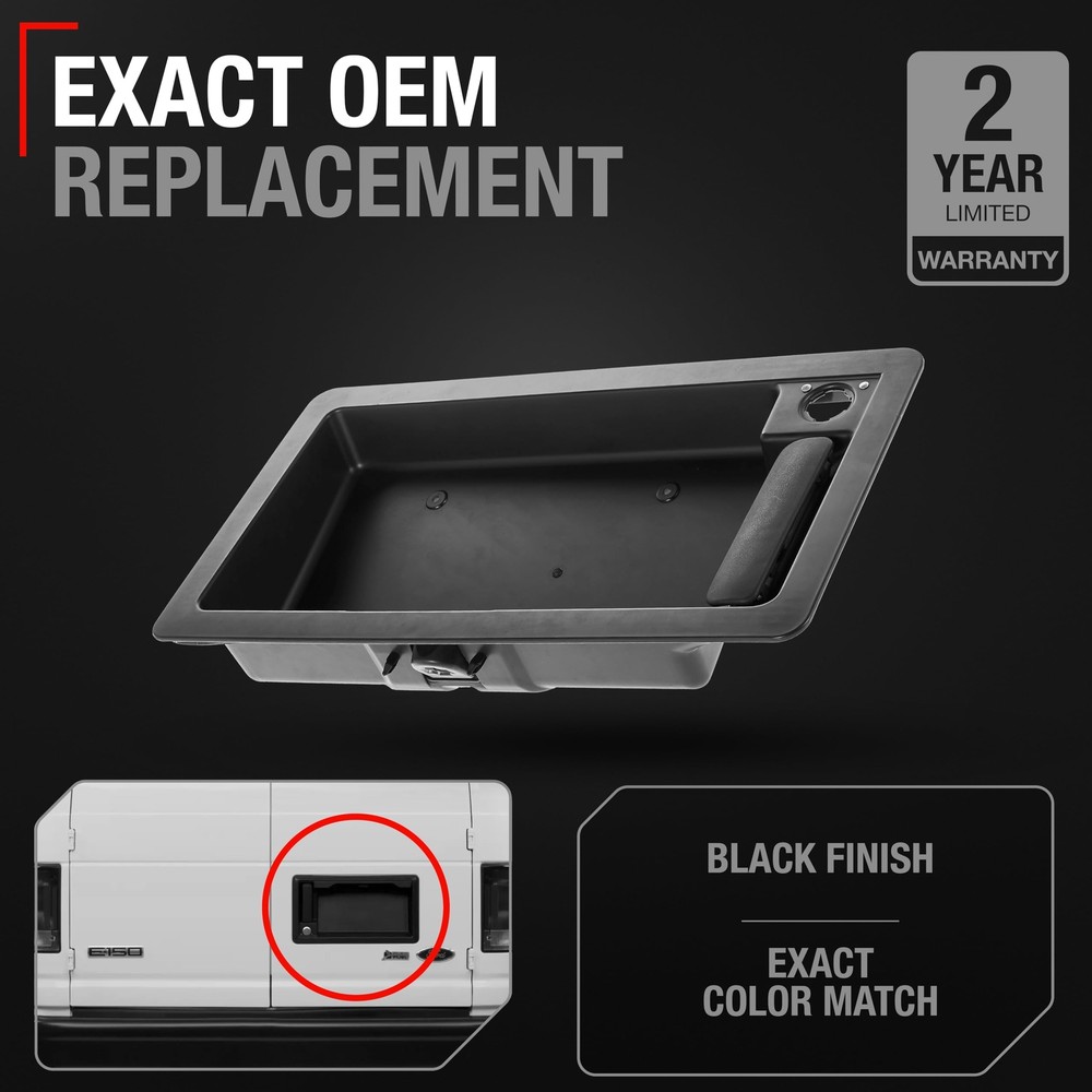 Tailgate Handle for Ford E-150, E-250, E-350, E-450 Super Duty