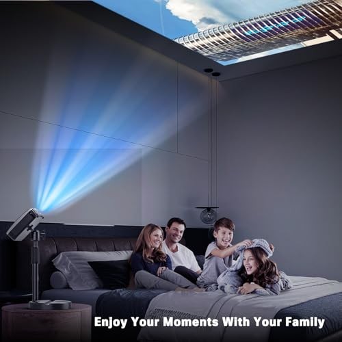 Desktop Projector Stand Table, 11" - 17.7" Extendable Height Stand with Heavy