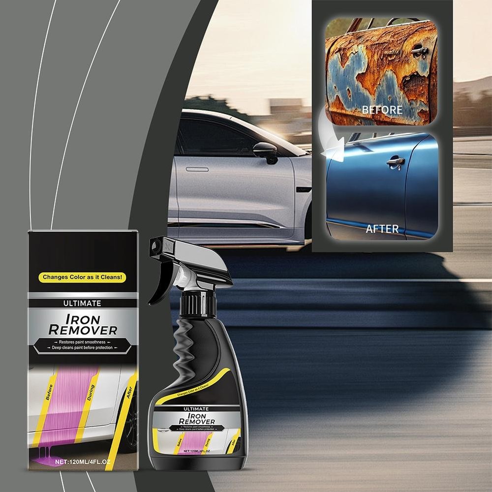 120ML Car Rust Removal: Powerful Rust Remover Spray for Rust Removal Fast