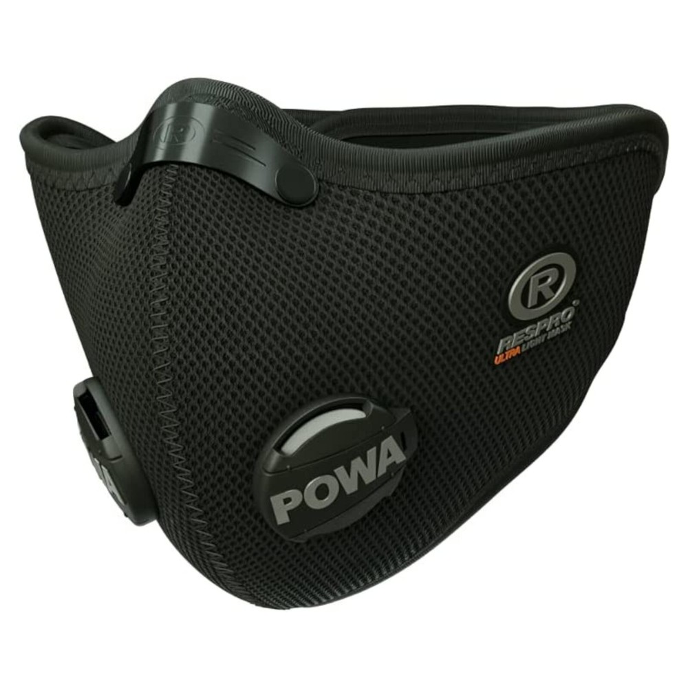 Respro Ultralight Mask (Black, X-Large)