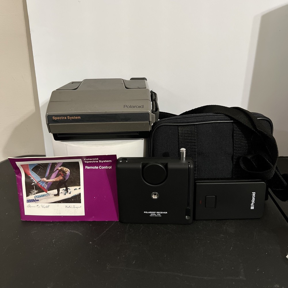 Polaroid Spectra Camera System-Special & Remote Control With remote