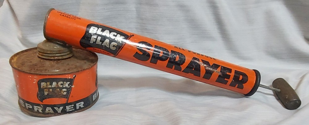 Vintage Black Flag bug prayer