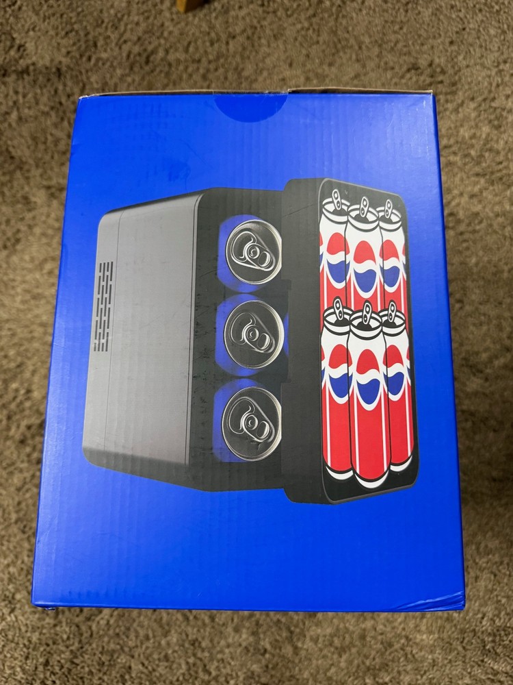 Pepsi 6-Can Mini Fridge With Holographic Effect