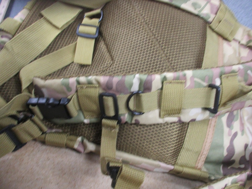 Tactical MOLLE Multicam Assault Backpack Daypack Multi-Compartment Hiking Gear