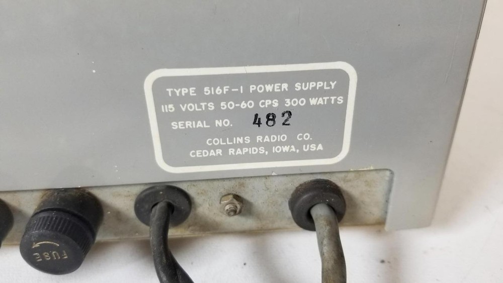 Collins 516F-1 Vintage Power Supply
