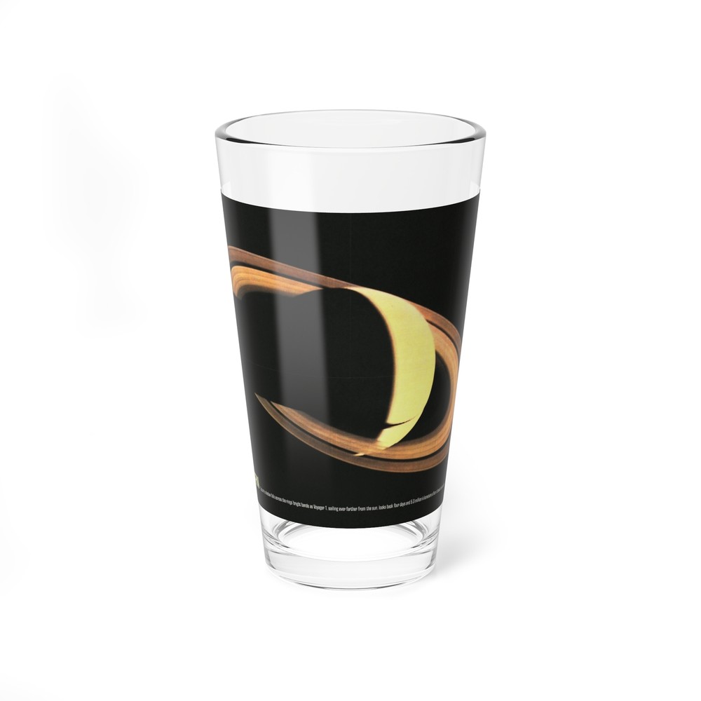 Space - Saturn (1981) (Map) Pint Glass 16oz