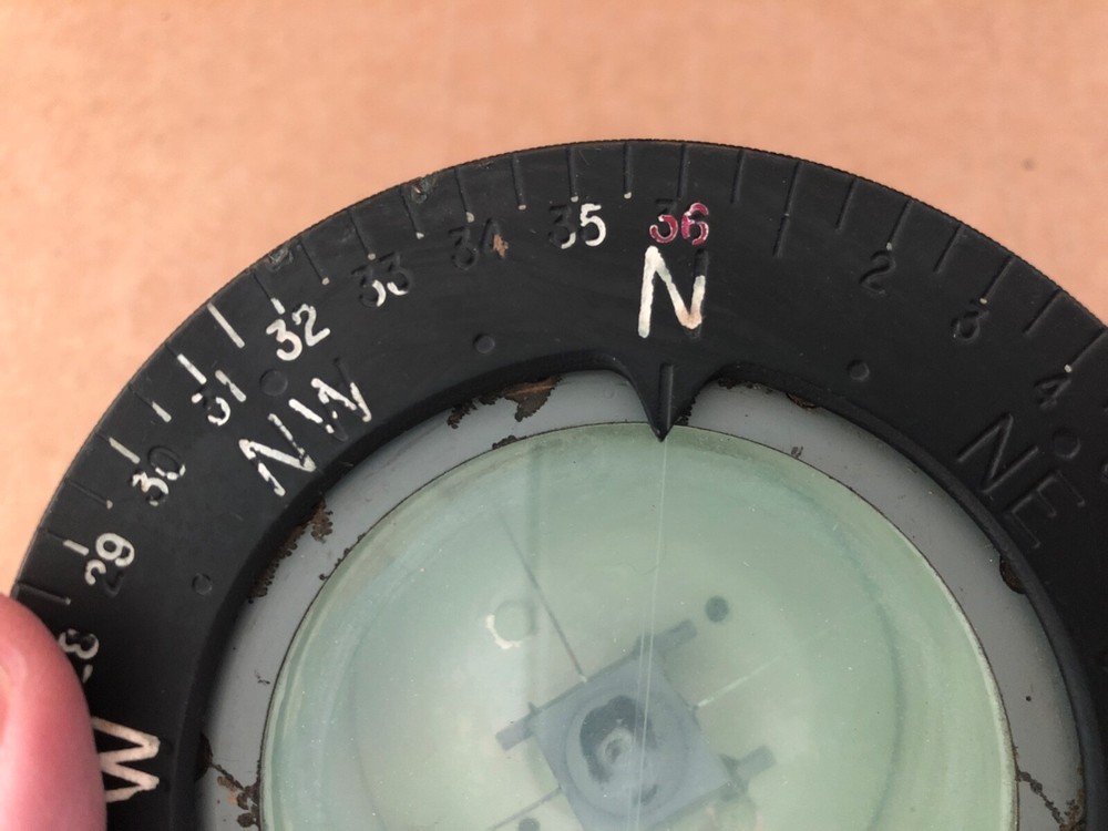 Vintage SHIP BOAT AIRPLANE PLANE Compass