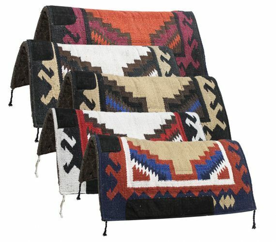 32" x 32" Navajo Design Felt Bottom Saddle Pad