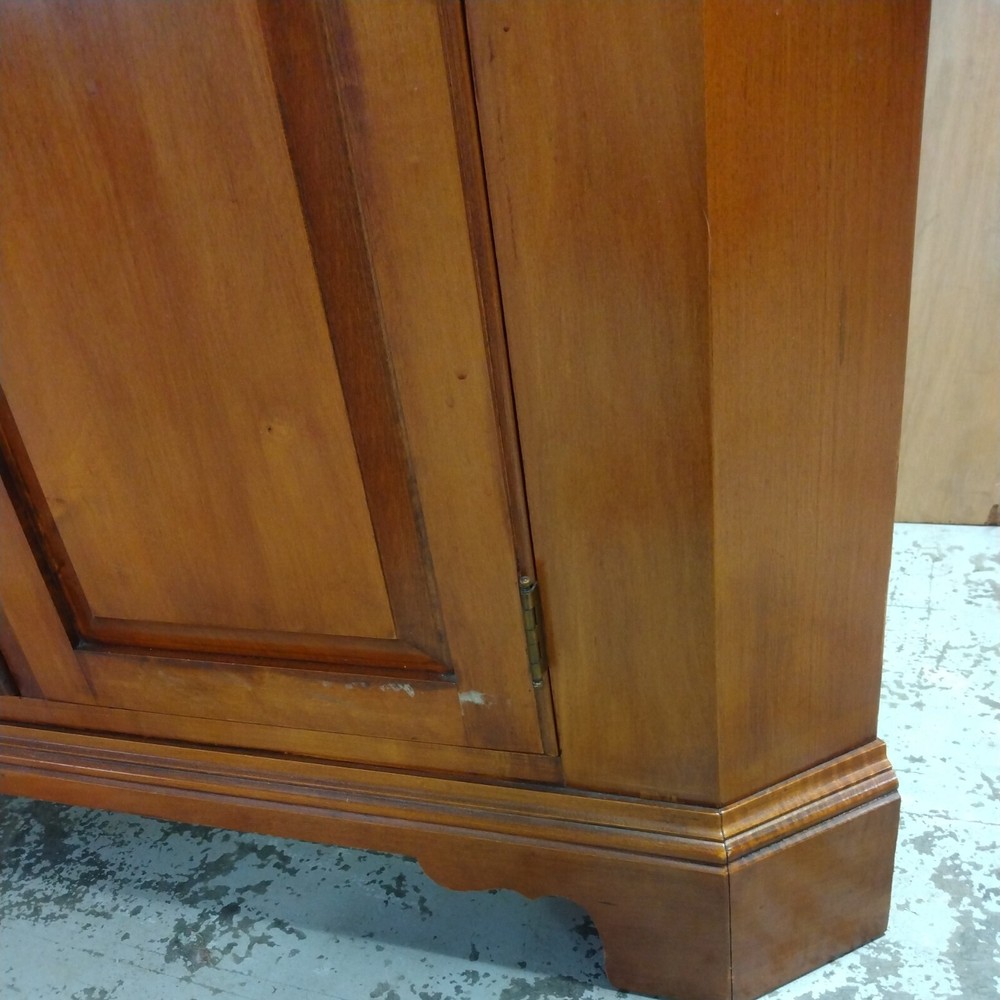 Thomasville Hartford House Vintage Solid Rock Maple Corner Cabinet Kitchen NICE