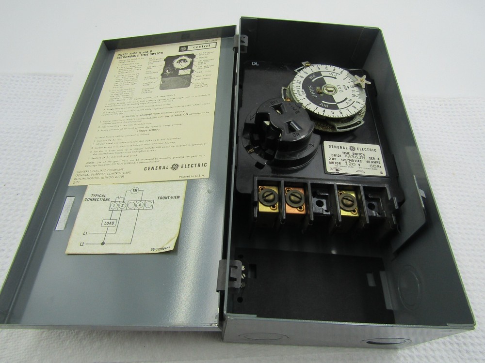 GE CR121AA36JH TIME SWITCH REGULAR DUTY SERIES A
