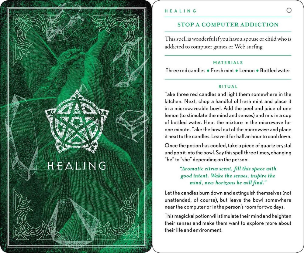 The Wiccapedia Spell Deck: 100 Spells and Rituals!