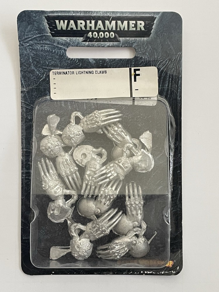 Warhammer 40K OOP Metal Terminator Lightning Claws x10 NIB Space Marine Bits
