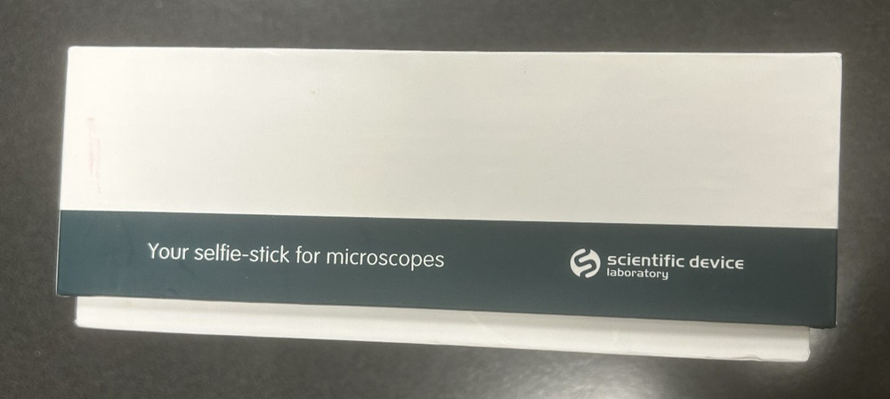 MiPlatform Scientific Microscope Phone Adapter Holder Picture Lab Flick Open Box
